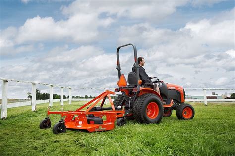 kubota tow behind mower